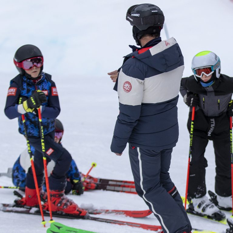 Hermann maier Athlets for ski racing camps triner roland stocker